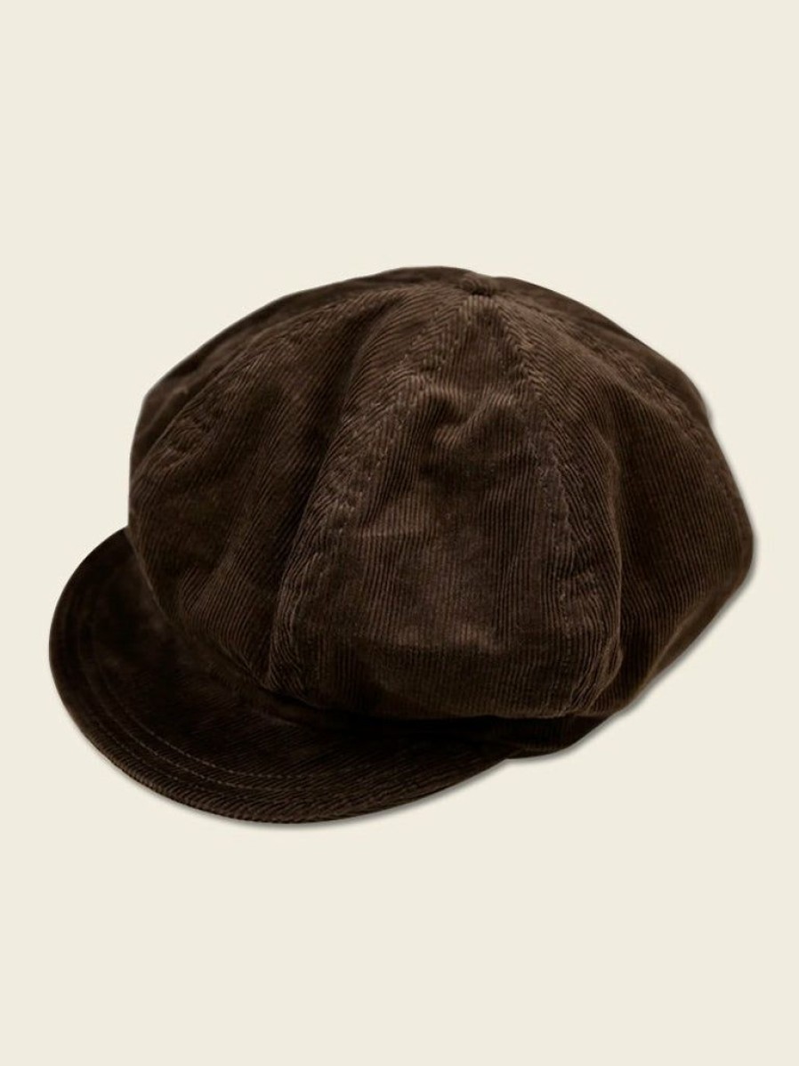 Accessories * | Bronson Accessories Retro Octagonal News Boy Cap