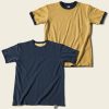 Tops * | Bronson Usn Udt Team Reversible T-Shirt Navy/Yellow