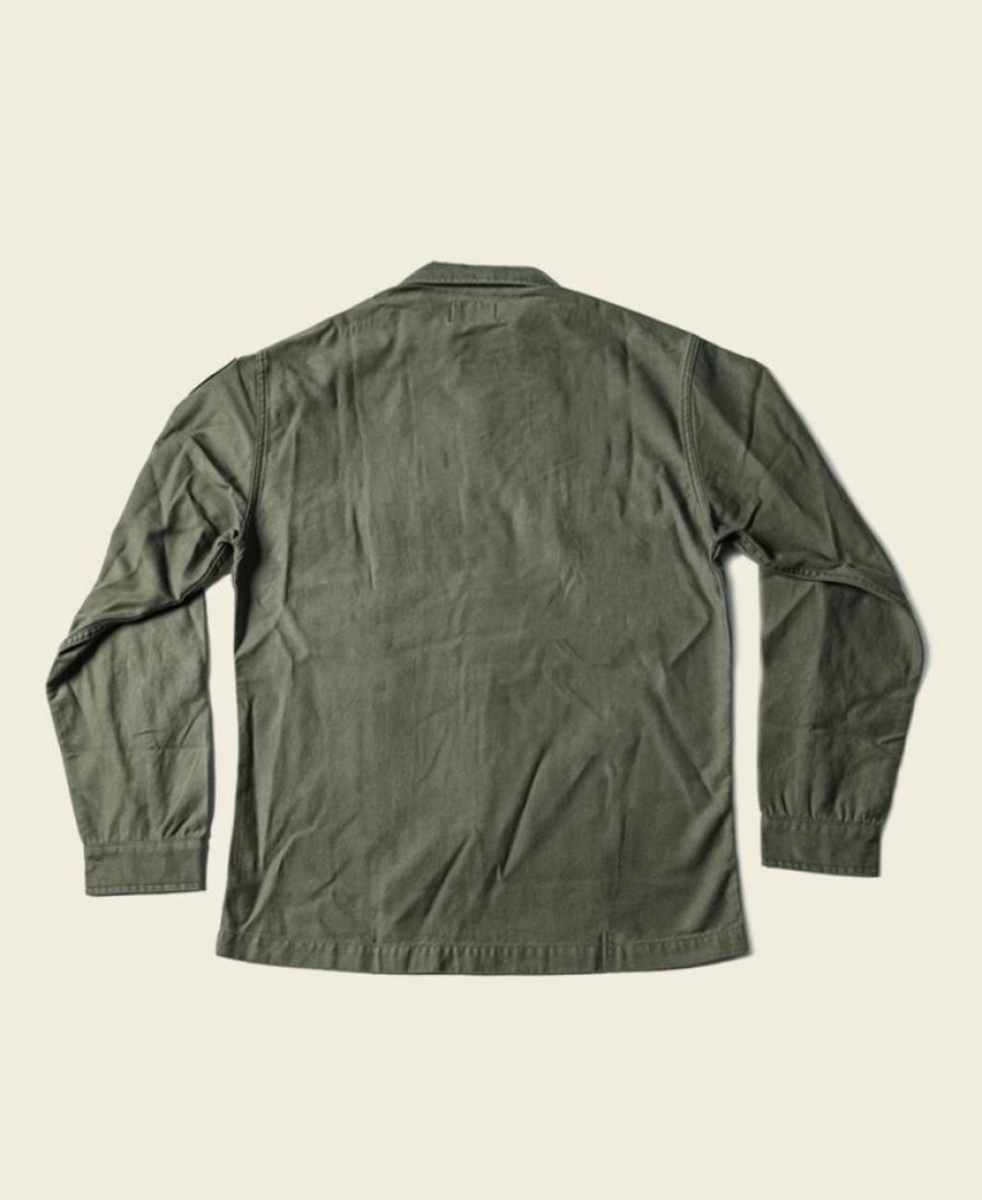 Tops * | Non Stock Vietnam War Us Army Og107 Fatigue Utility Shirt Im Jin Scouts Tops Olive