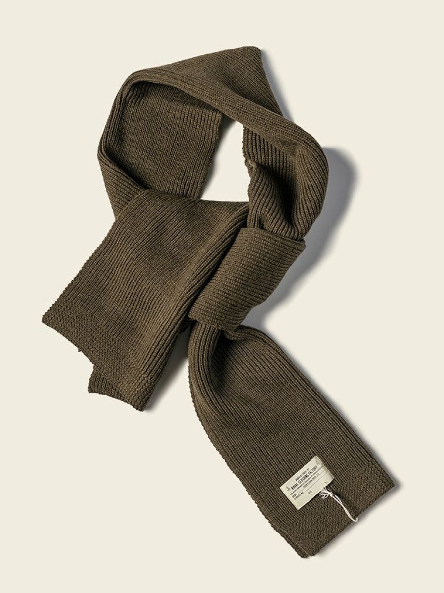 Accessories * | Non Stock Usn Wool Scarf Olive