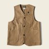 Outerwear * | Bronson New Arrivals 1930S Heavyweight Canvas Game Pocket Hunting Vest Khaki