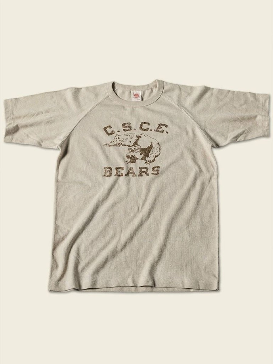 Tops * | Non Stock Vintage C.S.C.E. Bears Print Raglan Sleeve T-Shirt Tops