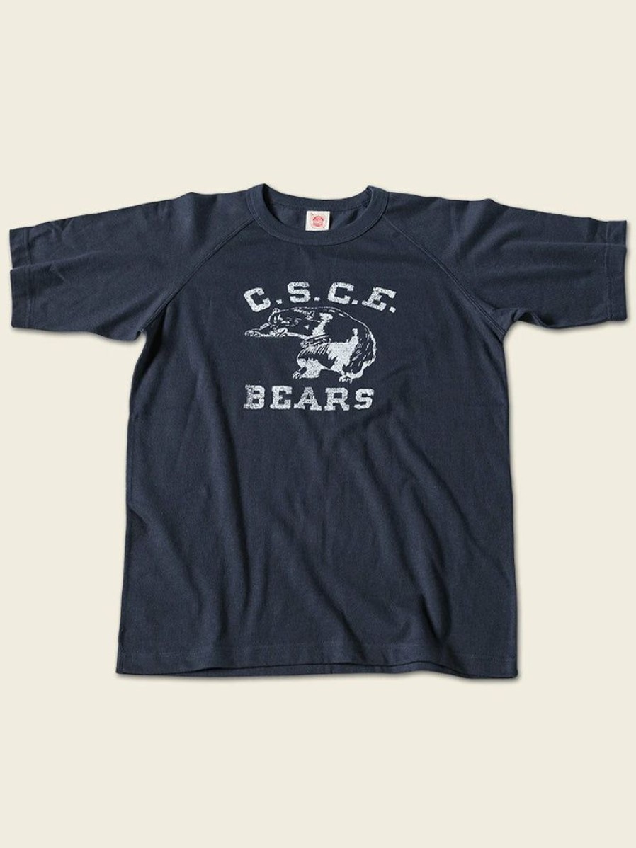 Tops * | Non Stock Vintage C.S.C.E. Bears Print Raglan Sleeve T-Shirt Tops