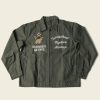 Outerwear * | Non Stock Usaaf 14Th Air Force Flying Tigers Embroidery Jacket Green