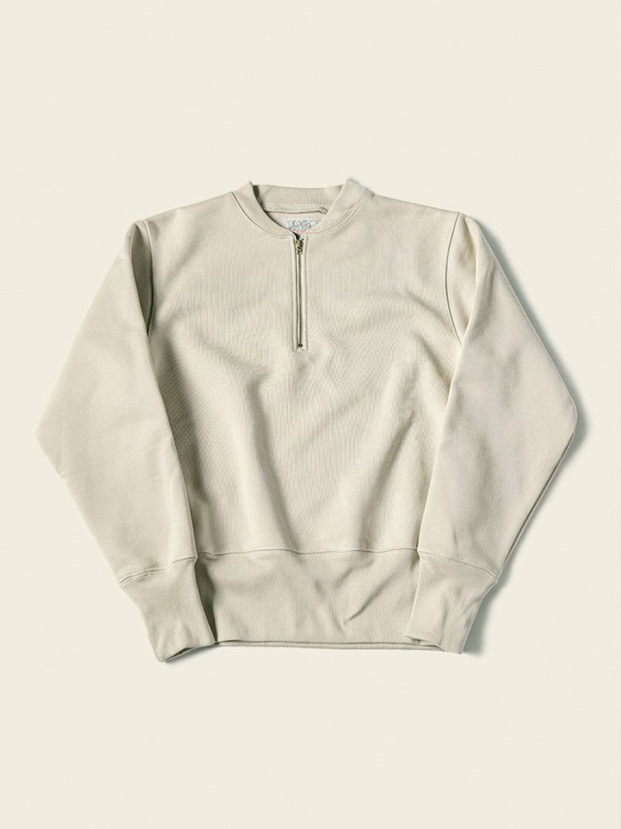 Tops * | Non Stock Tops 20.5 Oz Racing Half-Zip Sweatshirt Apricot