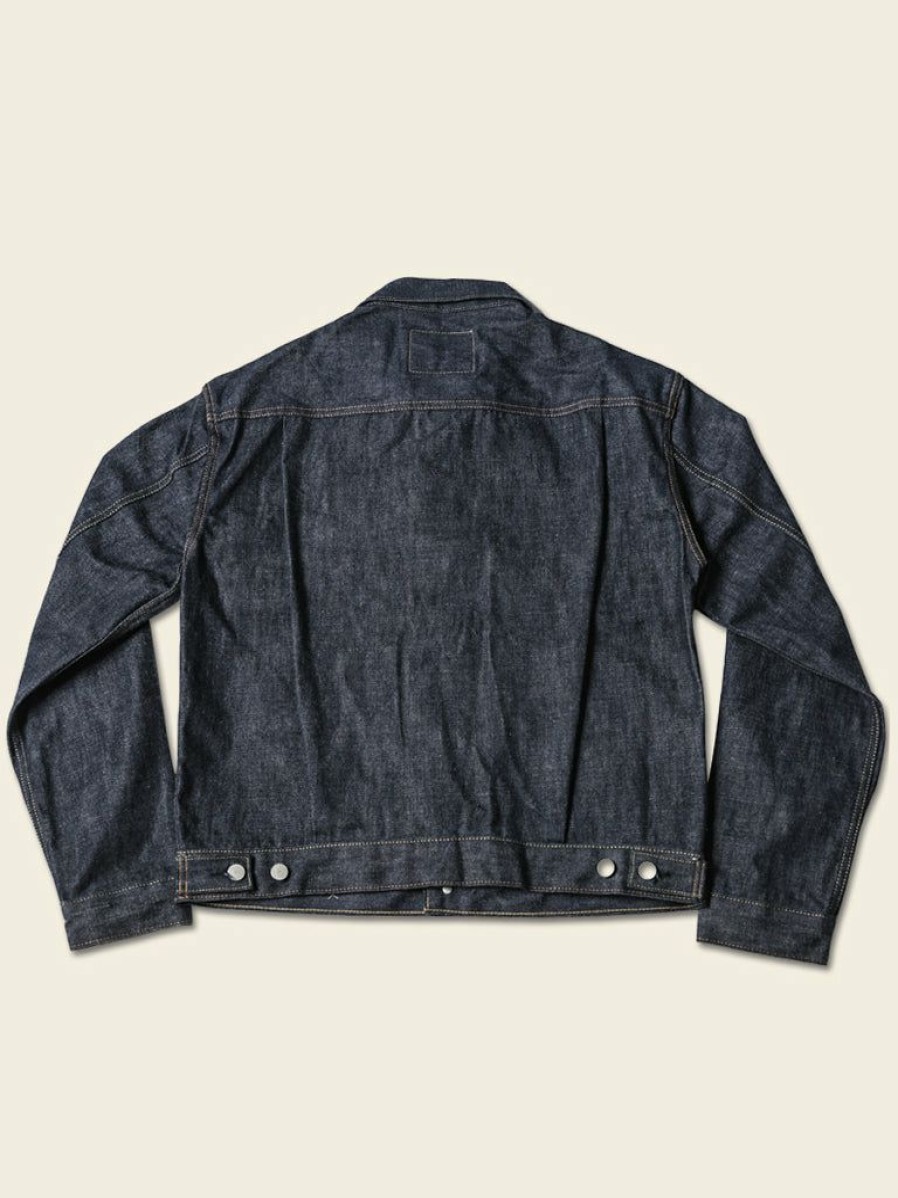 Outerwear * | Bronson Outerwear Lot 807Xx 1954 Type 2 14.5 Oz Selvedge Denim Jacket Indigo