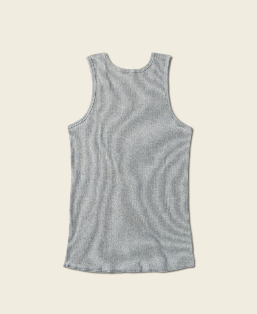 Tops * | Non Stock New Arrivals 10.5 Oz Cotton Tank Top Gray