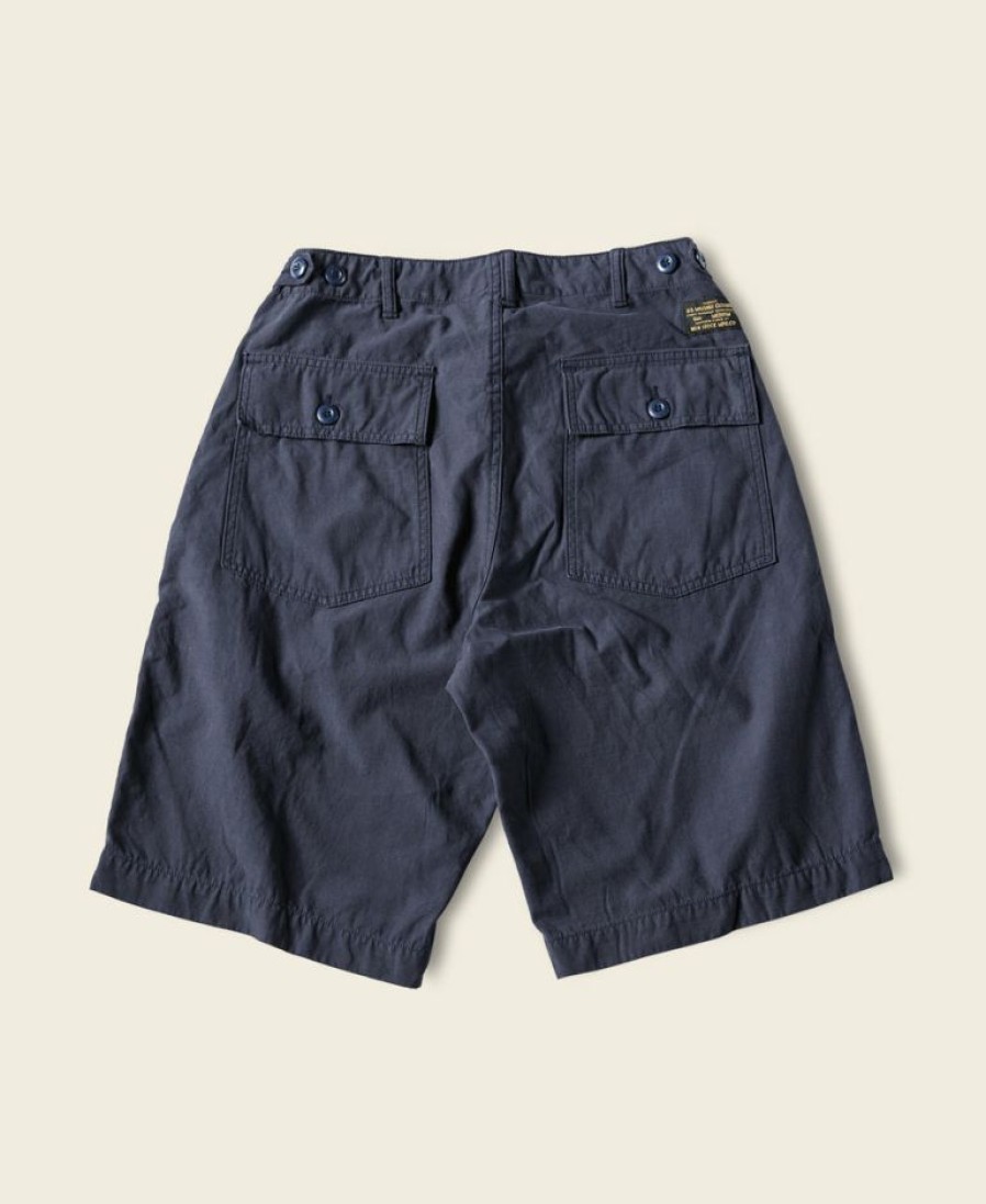 Bottoms * | Non Stock Vietnam War Og107 Fatigue Utility Shorts Navy