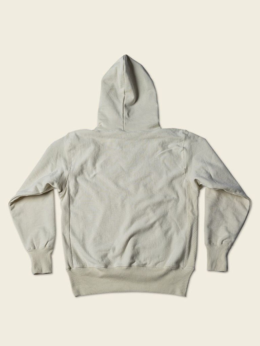 Tops * | Bronson 21 Oz Military Academy Reverse Weave Hoodie Tops White