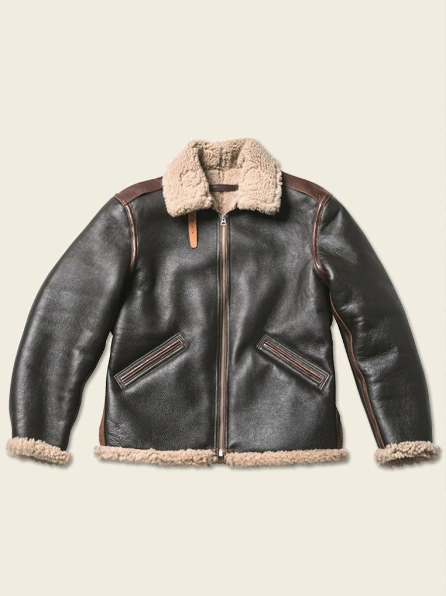 Outerwear * | Bronson Outerwear Usaaf Type B-6 Flight Jacket Brown