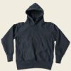 Tops * | Bronson Tops 21 Oz Military Academy Reverse Weave Hoodie Black