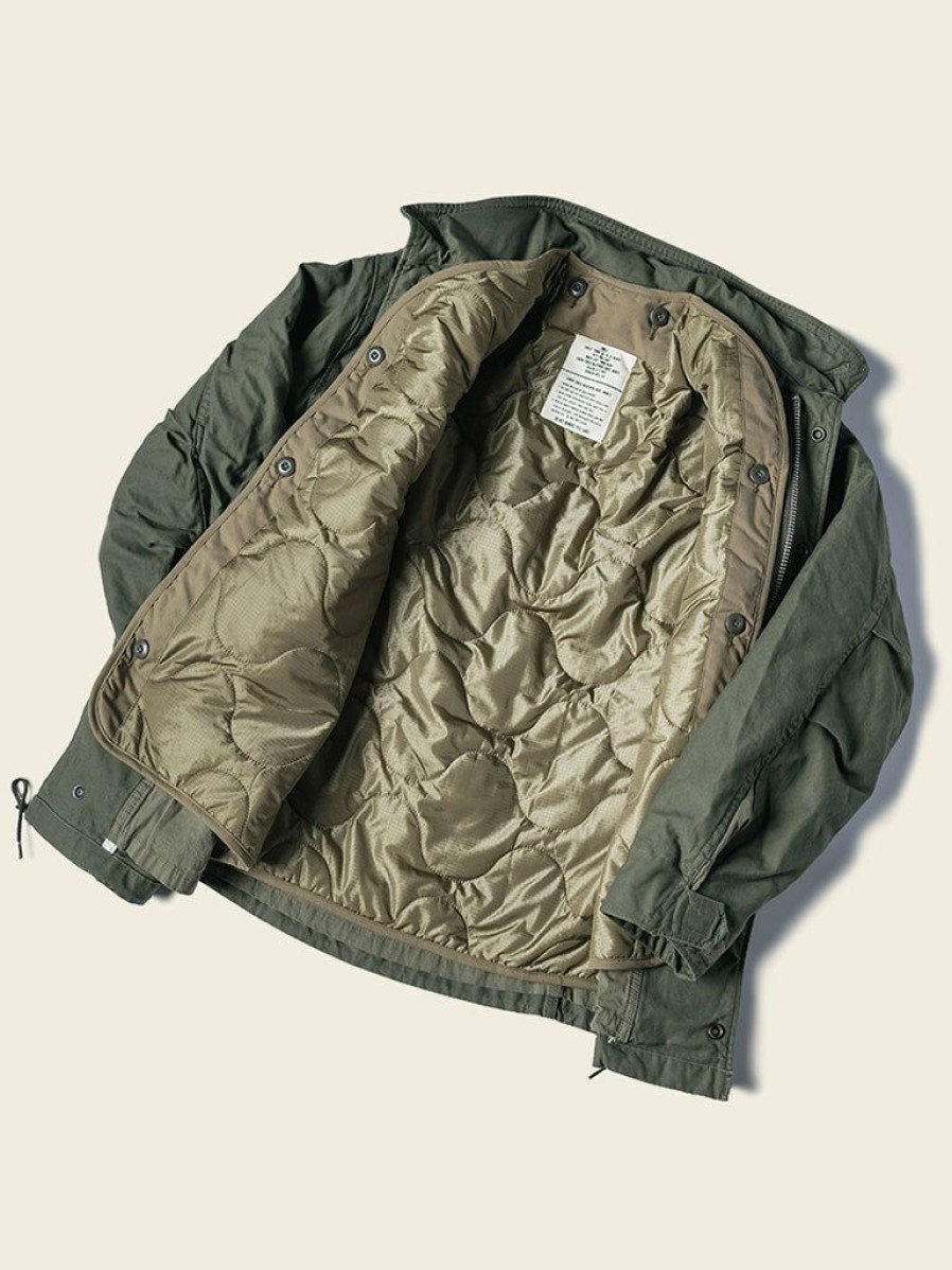 Outerwear * | Bronson Outerwear Us Army 1St Model M-65 Field Jacket Liner Olive