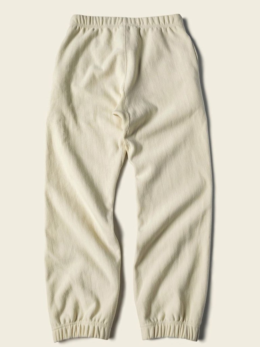 Bottoms * | Bronson 1950S 20.5 Oz Terry Cloth Reverse Weave Sweatpants Apricot