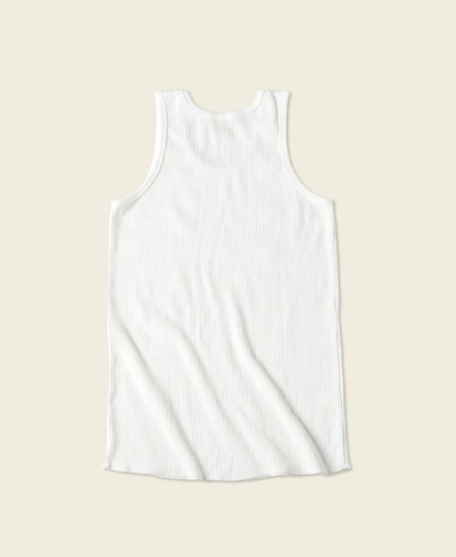 Tops * | Non Stock 10.5 Oz Cotton Tank Top White