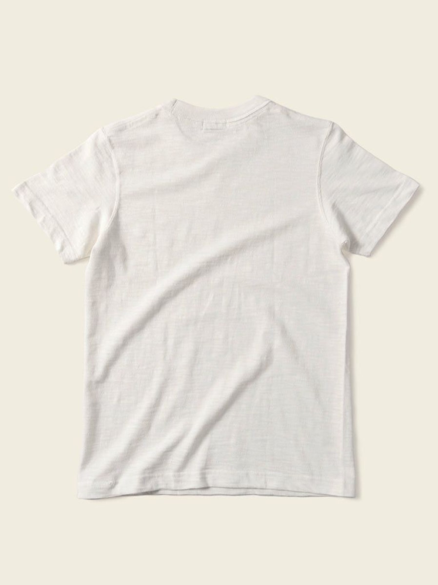 Tops * | Non Stock 10.5 Oz Us Cotton Tubular Gusset T-Shirt Tops White