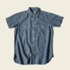 Tops * | Non Stock Vintage 7.2 Oz Chambray Work Shirt Blue